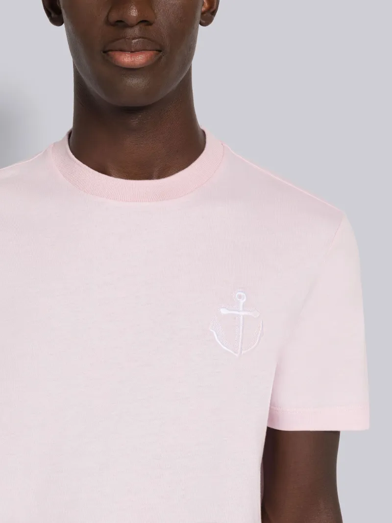 ミッドウェイト ジャージー 錨 ショートスリーブ Tシャツピンク | Thom 