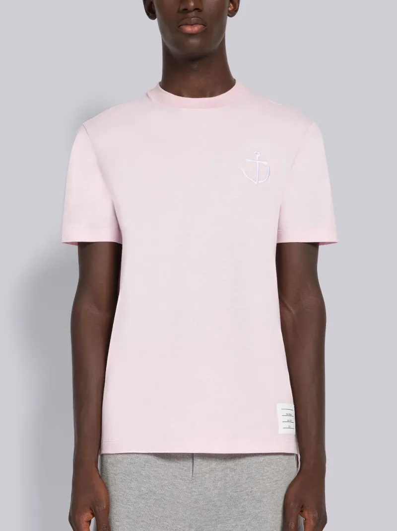 ミッドウェイト ジャージー 錨 ショートスリーブ Tシャツピンク | Thom 
