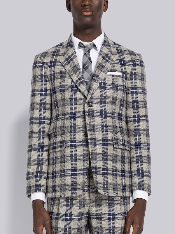 Tartan Check British Wool Single Vent Sport Coat