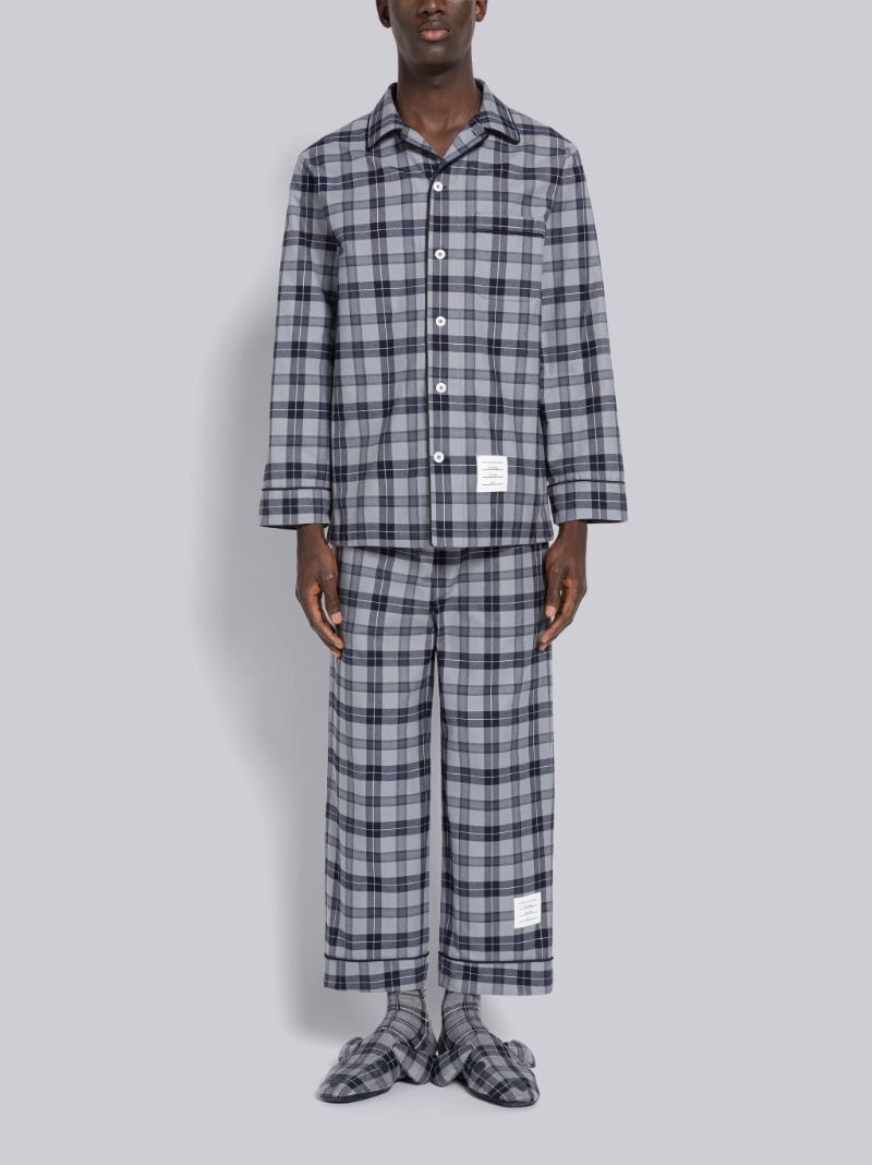 Tartan cotton flannel pyjamas, GutteridgeUS