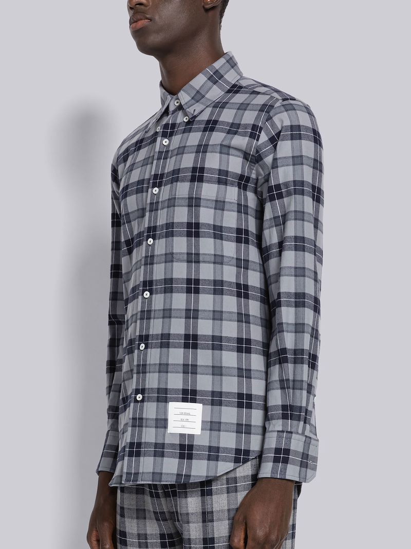 Tartan Flannel Straight Fit Shirt