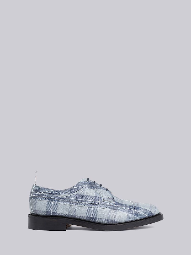 Tartan Pebble Grain Leather Classic Longwing Brogue