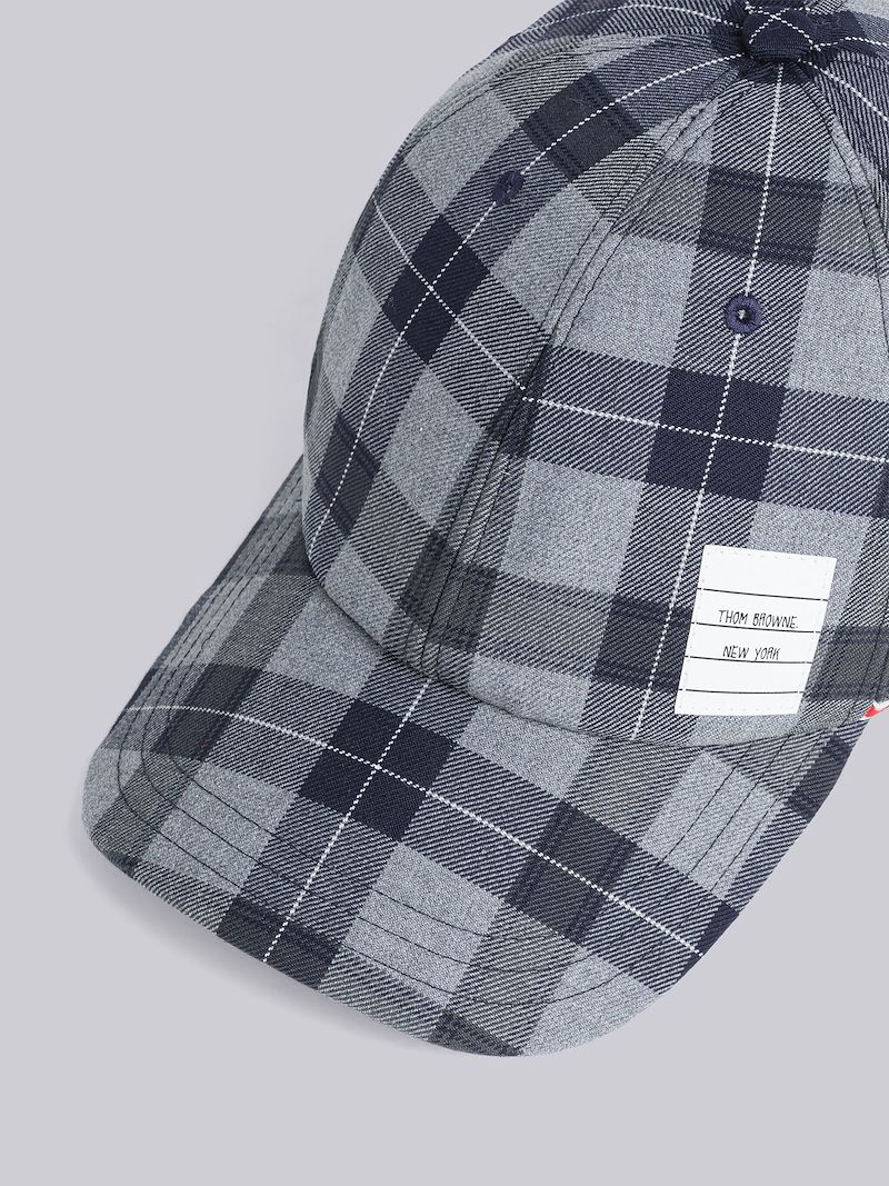 Tartan School Uniform Twill 6-Panel Baseball Cap