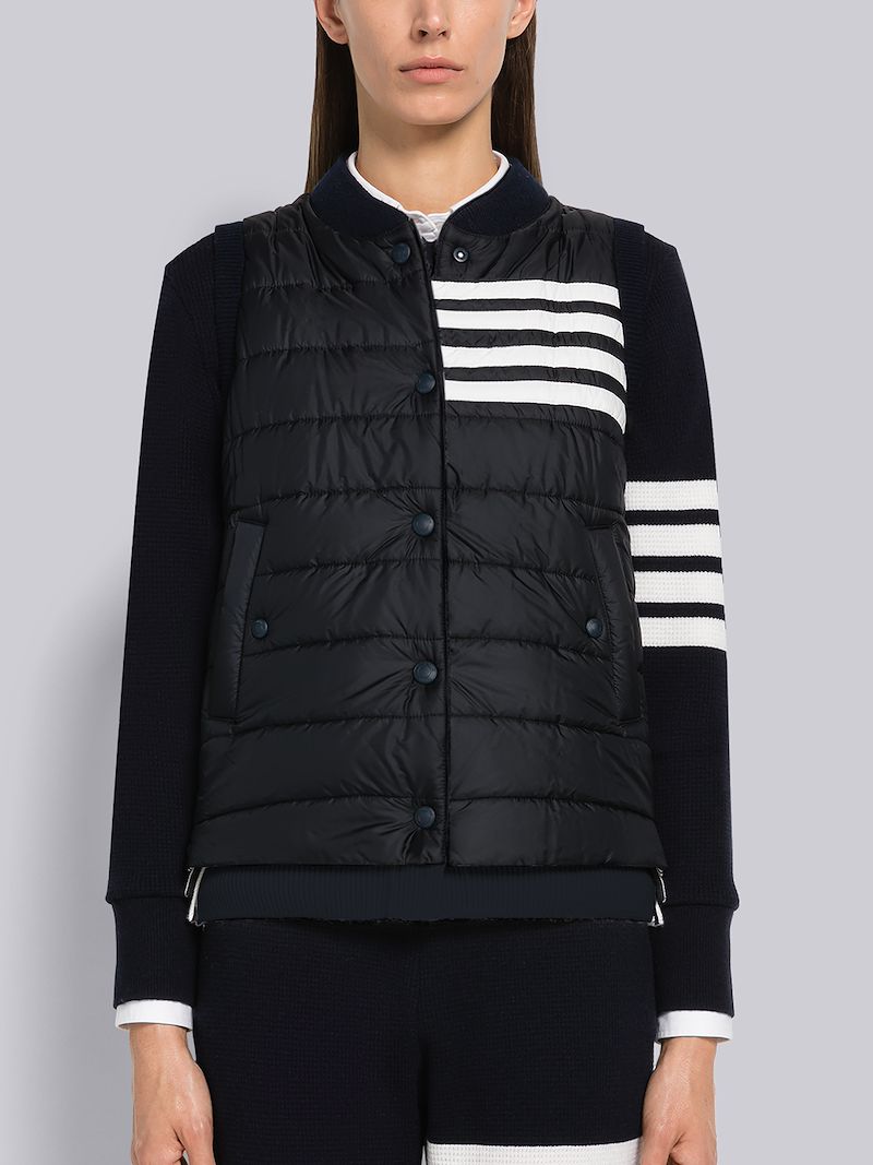 Tech Knit Merino Down 4-Bar Reversible Vest