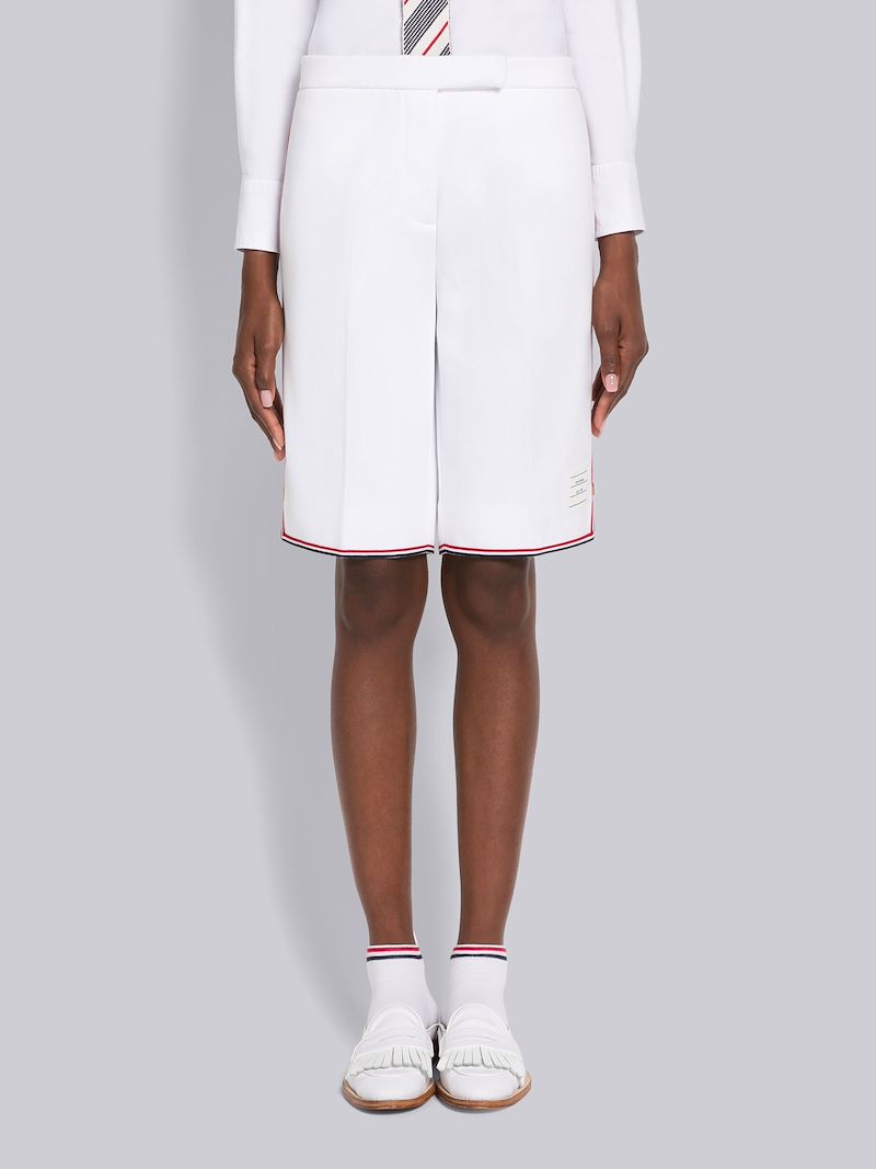 Tech Twill Grosgrain Framing Bermuda Short