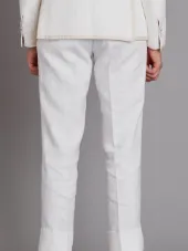 Tennis Collection classic suiting backstrap trouser