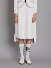 Tennis Collection dropped back pleated skirt