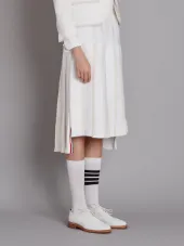 Tennis Collection dropped back pleated skirt