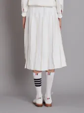 Tennis Collection dropped back pleated skirt
