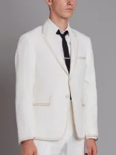 Tennis Collection grosgrain tipped single breasted sport coat