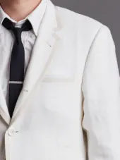 Tennis Collection grosgrain tipped single breasted sport coat