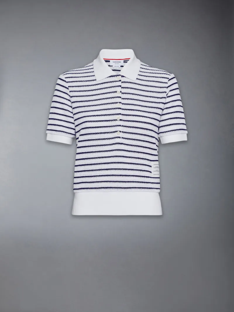 TEXTURED COTTON POLO