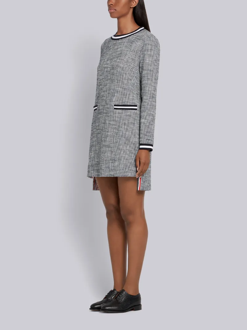 tweed shift dress