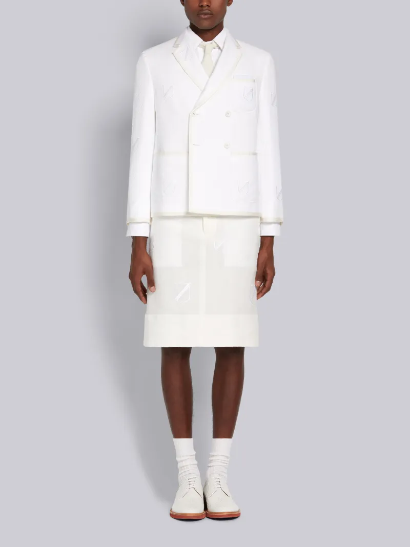 THOM BROWNE MGC030B07377 100 WHITE Thom Browne