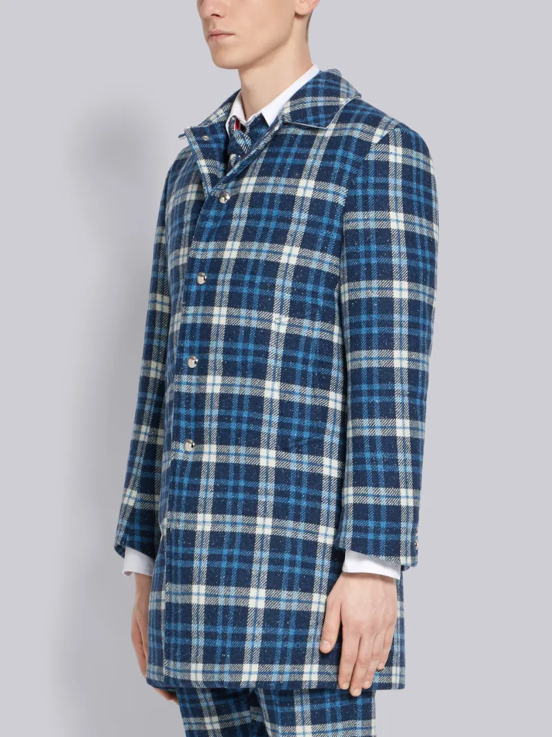 THOM BROWNE 水色ブルーレインシューズ