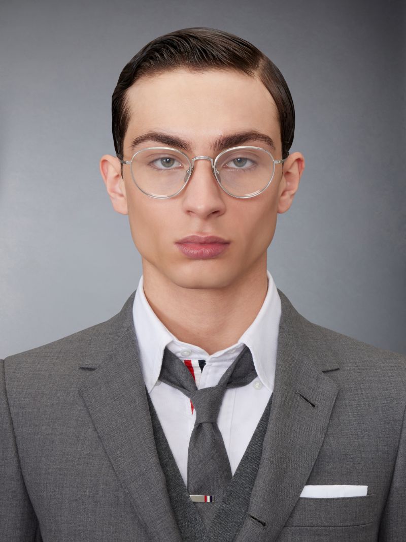 Titanium Round Eyeglasses | Thom Browne