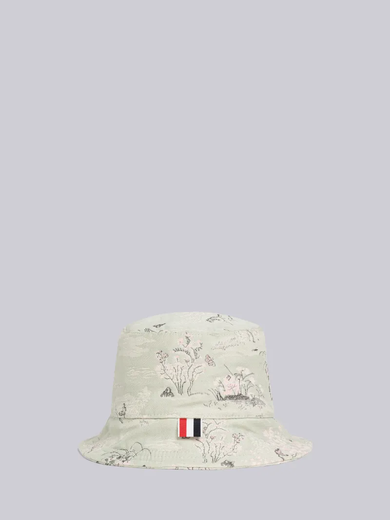 Toile Jacquard Bucket Hat | Thom Browne