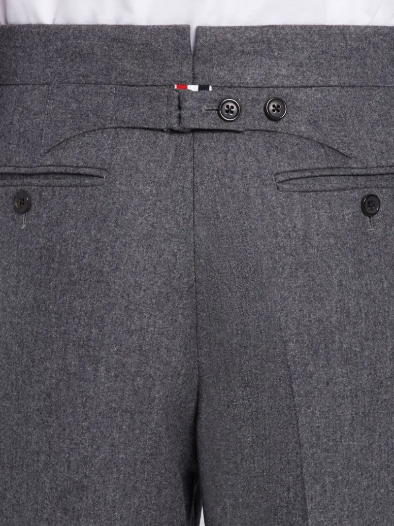 tonal 4-Bar flannel trousers