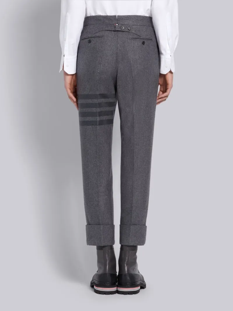 tonal 4-Bar flannel trousers