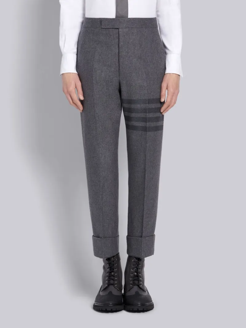 tonal 4-Bar flannel trousers | Thom 