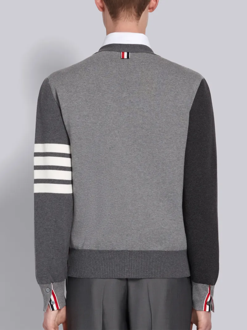 thom browne grey sweater