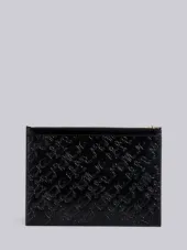 Toy Icon-embossed Calf Leather Medium Document Holder