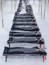 秀场撷选:经典羊毛法兰绒TROMPE L'OEIL睡袋