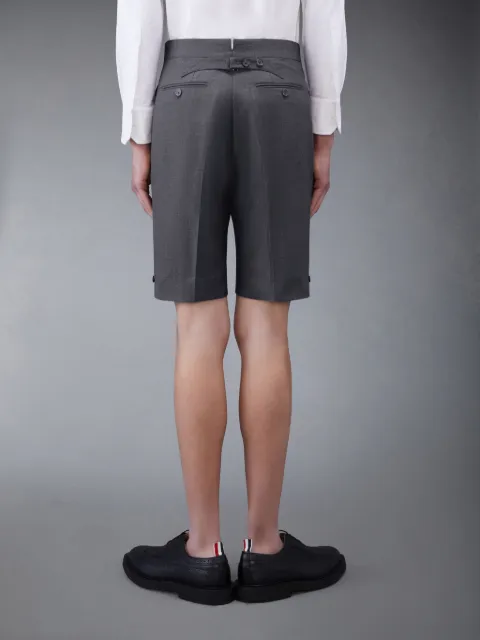 Plain Weave 4-Bar Low Rise Shorts | Thom Browne