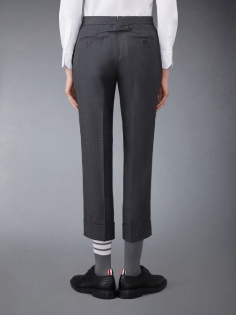 Twill Low Rise Slim Trousers | Thom Browne