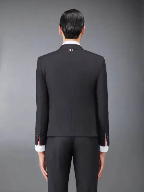 Plain Weave 4-Bar Kint Rib Blouson | Thom Browne