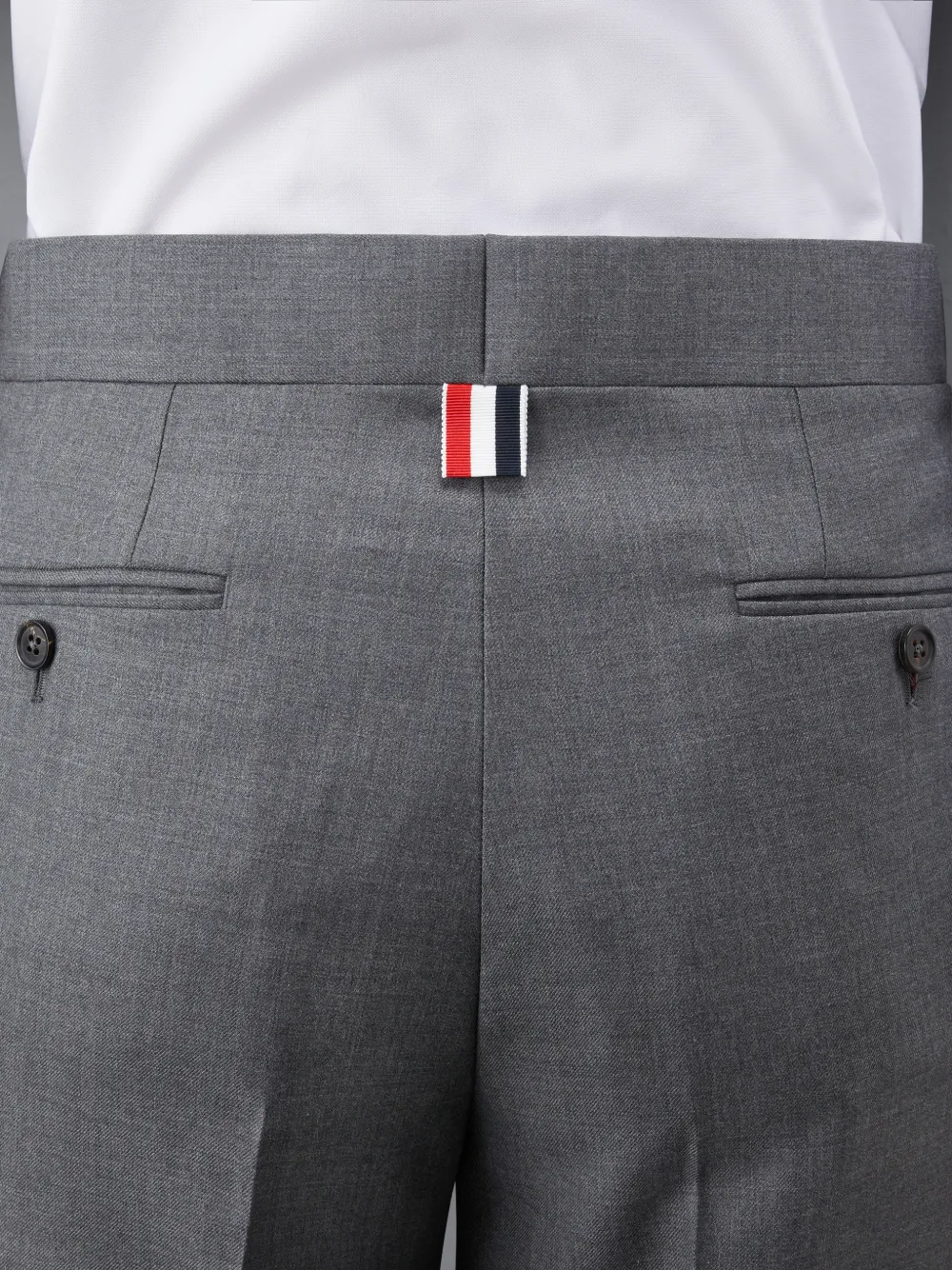 Twill Low Rise Slim Trousers | Thom Browne