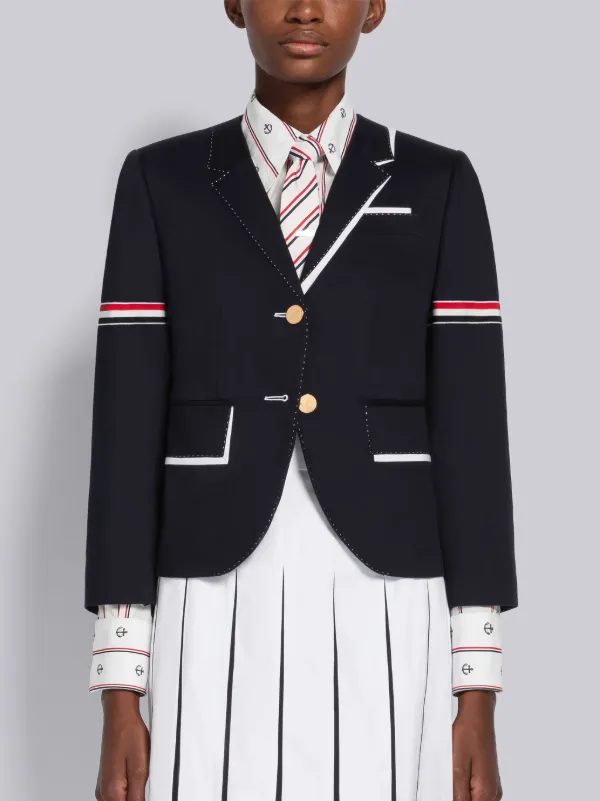 Twill Trompe L'oeil Armband Classic Sport Coat