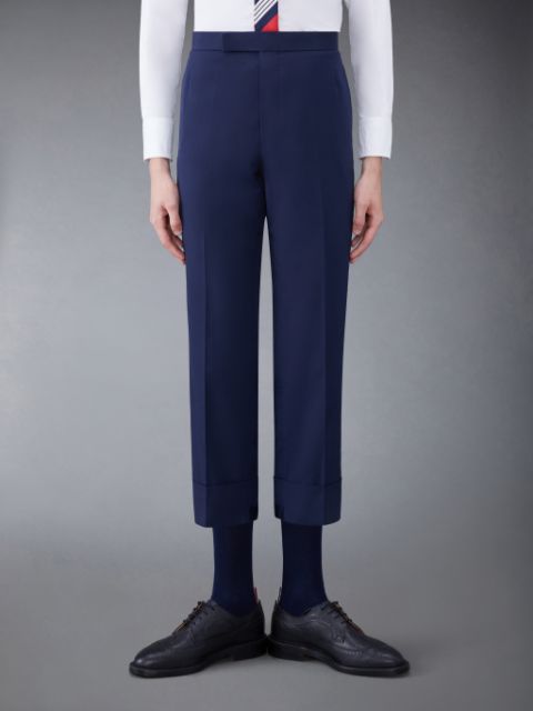 Twill Low Rise Trousers | Thom Browne