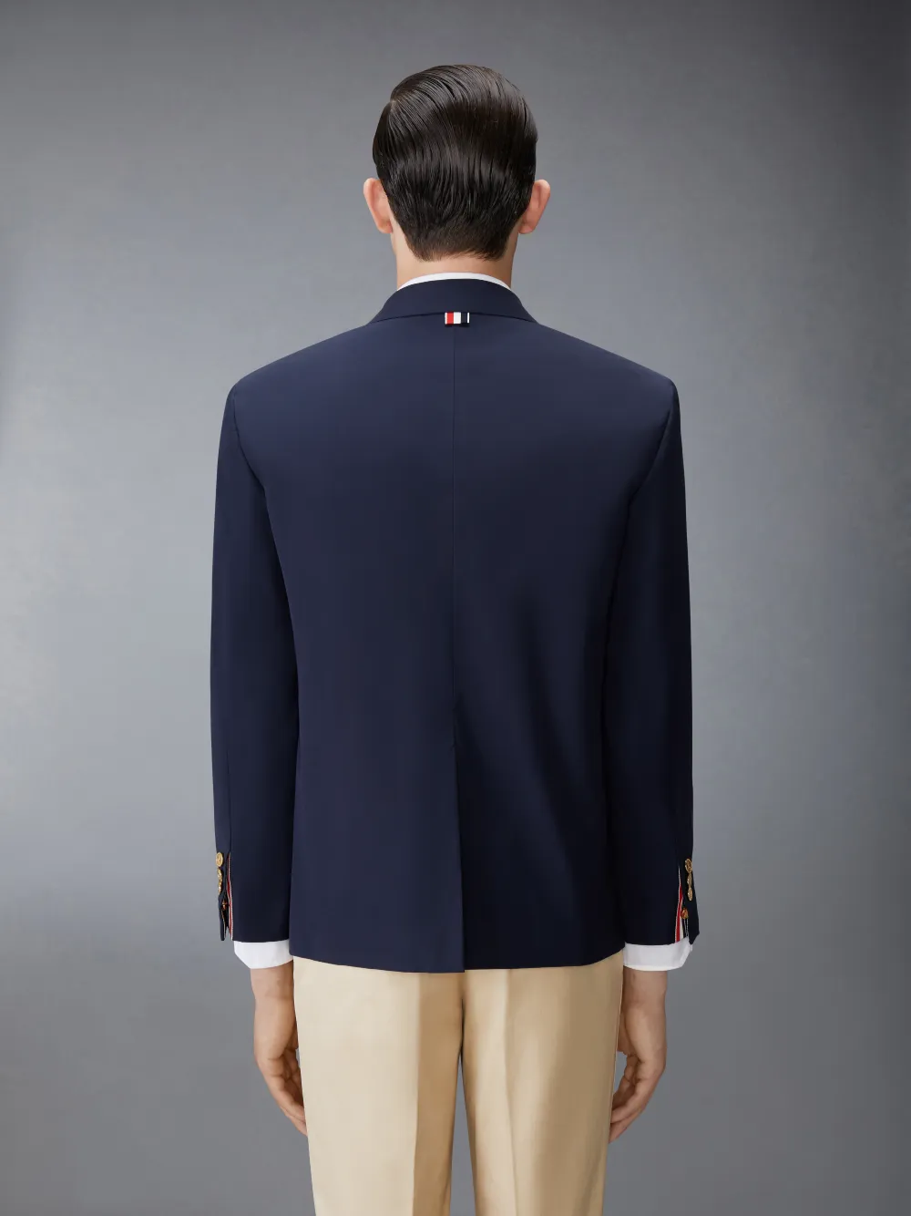 GQ119◇THOM BROWNE : USA製 セルビッジ グレーデニム◇2 メンズ
