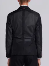 Unconstructed single breasted coat