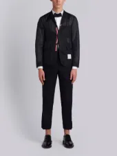 Unconstructed single breasted coat