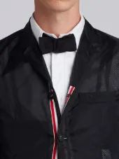 Unconstructed single breasted coat