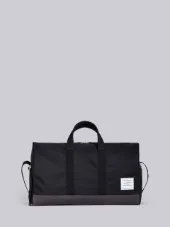 Unstructured Holdall In Nylon And Suede