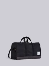 Unstructured Holdall In Nylon And Suede