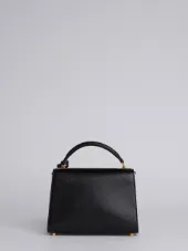 Unstructured Mrs. Thom Jr. (28x19,5x9 Cm) With Red, White And Blue Shoulder Strap In Pebble Lucido Leather