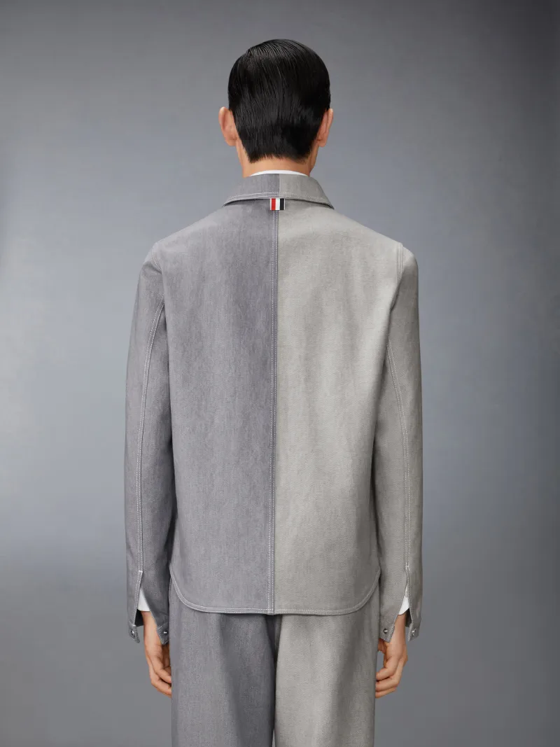 Utility シャツジャケットグレー | Thom Browne 公式オンライン Utility シャツジャケットグレー | Thom Browne 公式オンライン