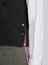 V-Neck Cardigan Vest In Cashmere