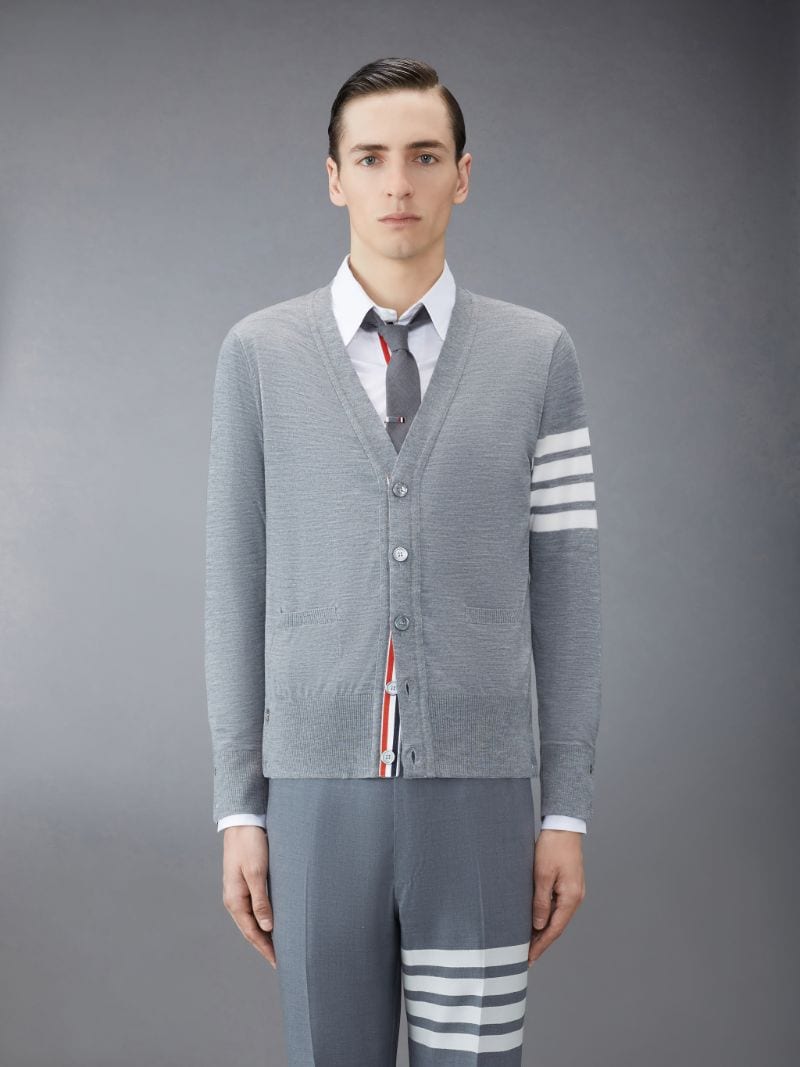 Thom Browne vネックカーディガン | hartwellspremium.com