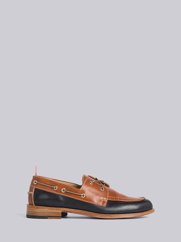 VACCHETTA LEATHER BOAT SHOE