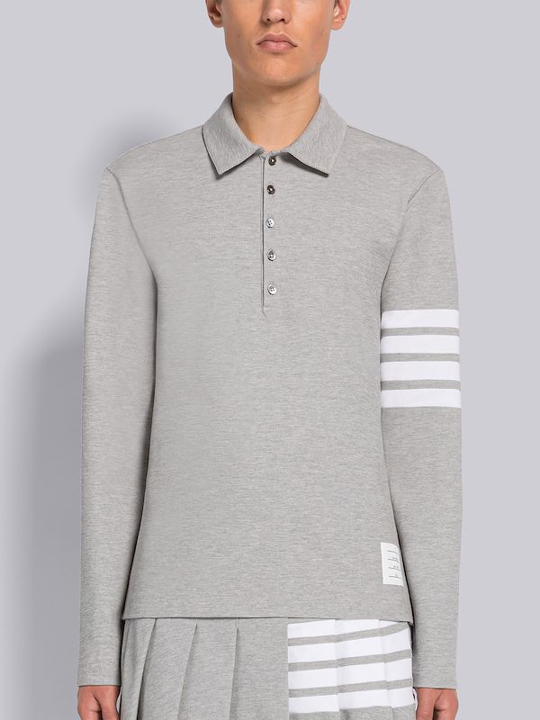 VARSITY PIQUE 4-BAR FOOTBALL POLO