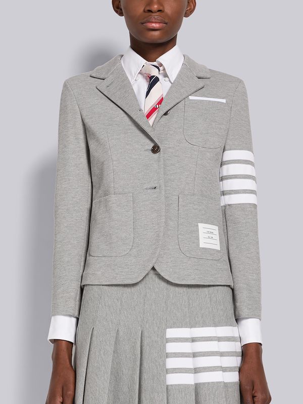 Varsity Pique 4-Bar Sport Coat