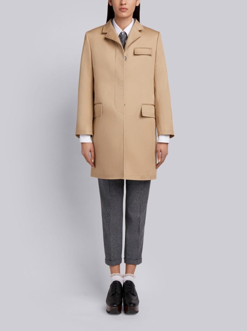 Vent Back Mackintosh Chesterfield Overcoat | Thom Browne
