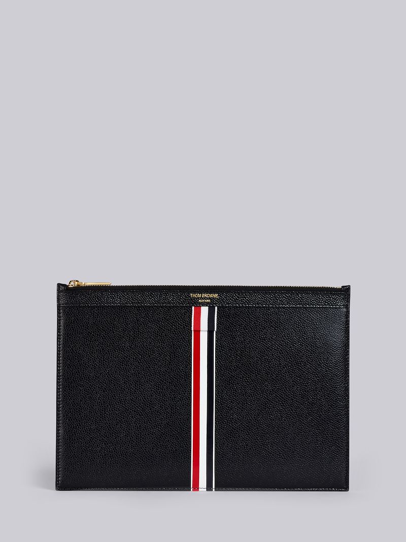 vertical Intarsia stripe small tablet holder