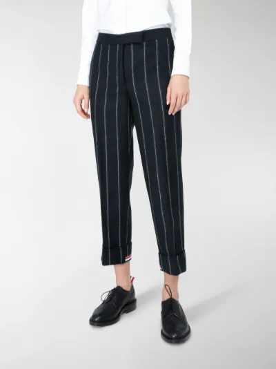 Thom Browne vertical stripe cropped 