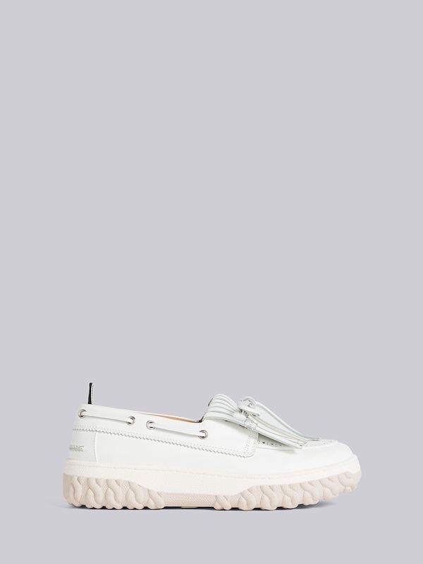 Vitello Calf Kilted Boat Shoe